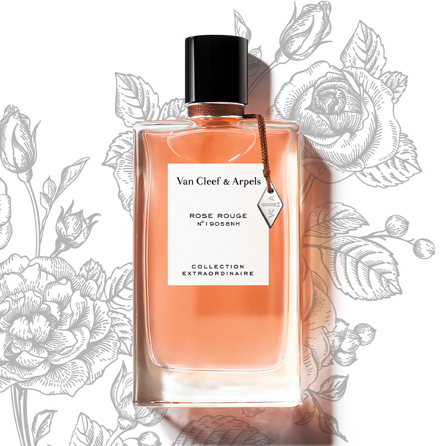 van cleef & arpels collection extraordinaire rose rouge